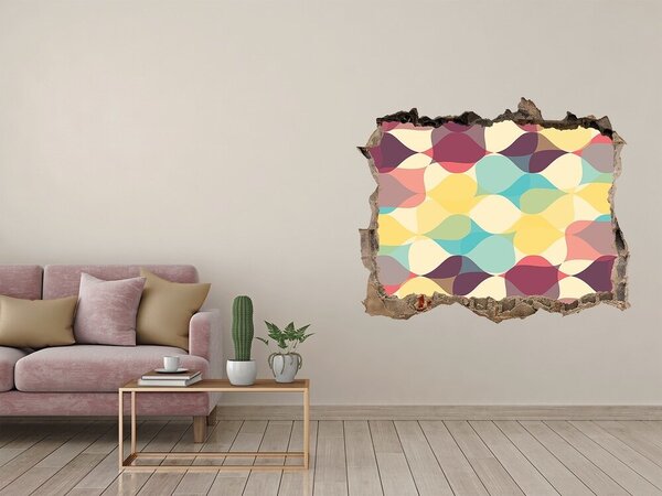 3d-s lyukat fali matrica Geometriai háttér