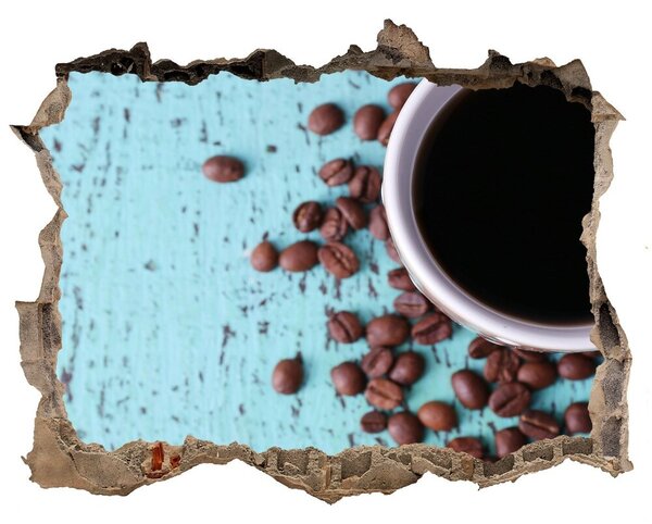 3d-s lyukat fali matrica Fekete kávé