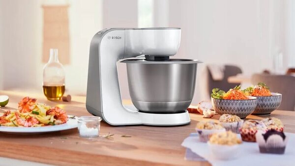Bosch MUM58251 Series 4 Konyhai robotgép, 1000W, 3.9L, Ezüst-Fehér