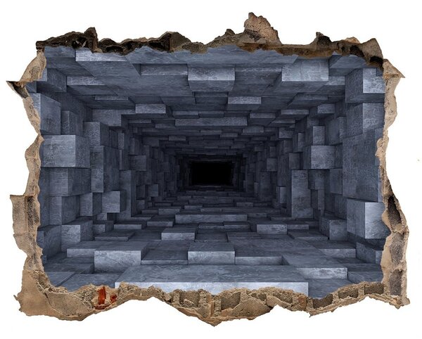 3d-s lyuk vizuális effektusok matrica Alagút