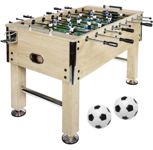 GamesPlanet® Csocsóasztal LEEDS Világos 140 x 73 cm