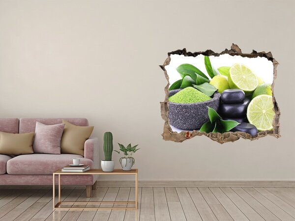 3d-s lyuk vizuális effektusok matrica Limes és kövek