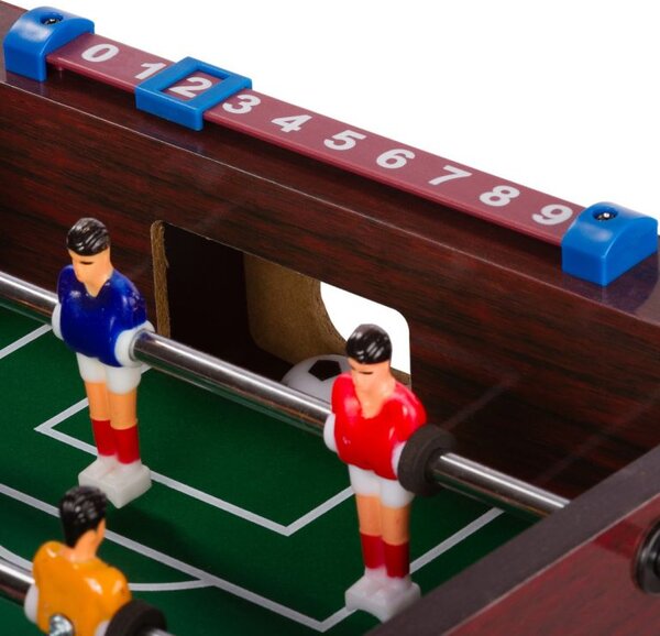 GamesPlanet® Csocsóasztal mini CHELSEA Sötét 70 x 37 cm