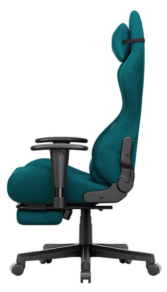 Gamer szék, Force lábtartóval Teal