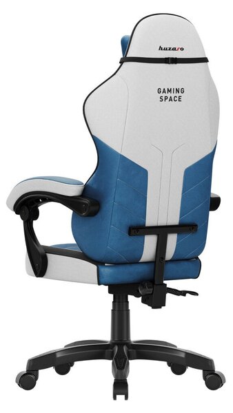 Gamer szék, forgó, ergonómikus, kék