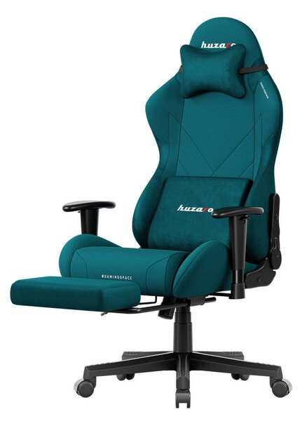 Gamer szék, Force lábtartóval Teal