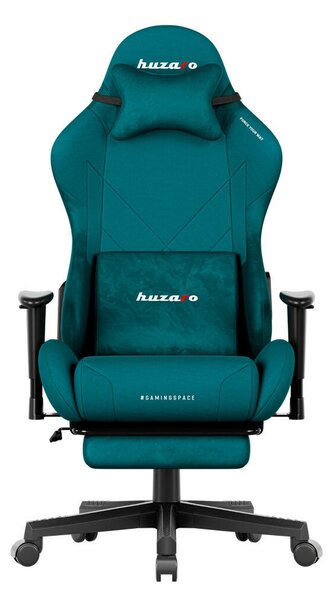 Gamer szék, Force lábtartóval Teal