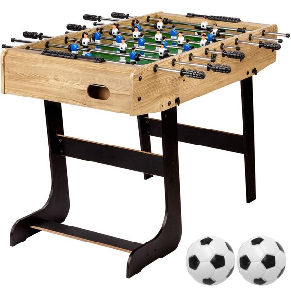 GamesPlanet® Csocsóasztal BELFAST Világos 121 x 101 cm