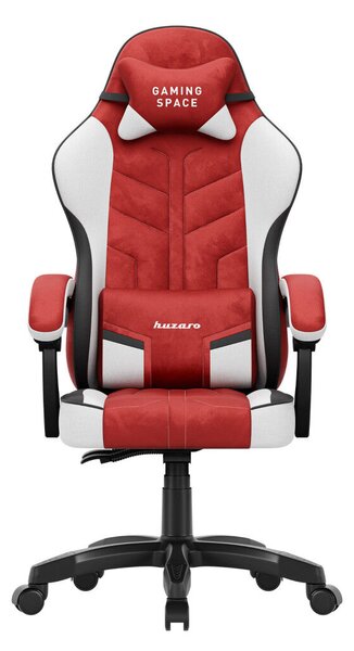 Gamer szék, forgó, ergonómikus, piros