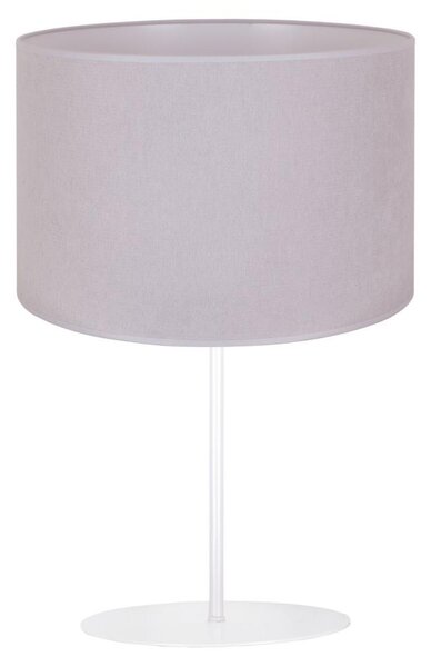 Duolla Duolla - Asztali lámpa BRISTOL 1xE14/15W/230V szürke/fehér DU81402