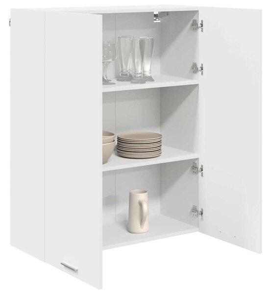 VidaXL Függő szekrény polcokkal Riga Fehér 80 x 31 x 100 cm Faanyag