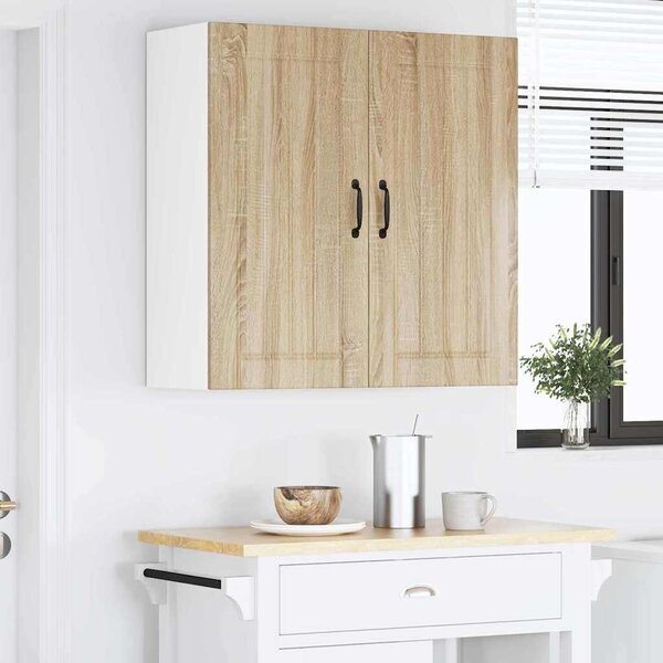 VidaXL Konyhaszekrény Sonoma tölgy 80 x 31 x 80 cm Faanyag