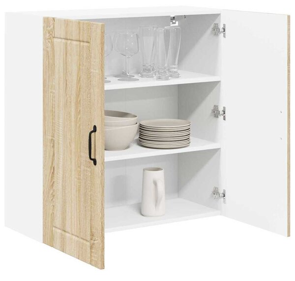VidaXL Konyhaszekrény Sonoma tölgy 80 x 31 x 80 cm Faanyag