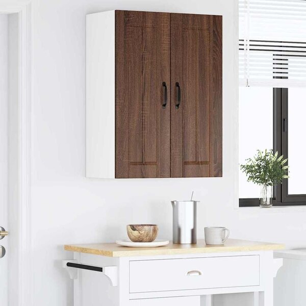 VidaXL Konyhaszekrény 2 pcs Barna Tölgy 30 x 31 x 80 cm Faanyag