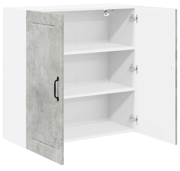 VidaXL Konyhaszekrény Beton Szürke 80 x 31 x 80 cm Faanyag