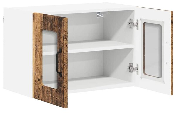 VidaXL Konyhaszekrény 2 pcs Öreg fa 60 x 31 x 40 cm Faanyag