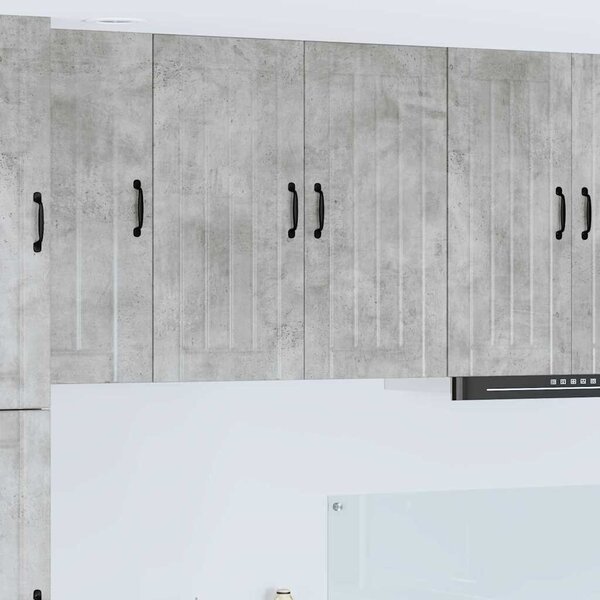 VidaXL Konyhaszekrény Beton Szürke 80 x 31 x 80 cm Faanyag