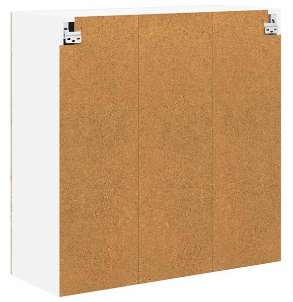 VidaXL Fali üveges szekrény LUCCA Sonoma Tölgy 80 x 31 x 80 cm