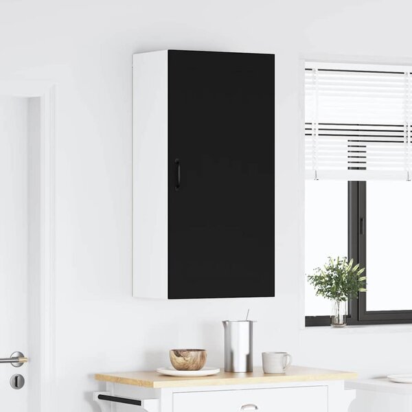 VidaXL Konyhaszekrény Fekete 50 x 31 x 100 cm Faanyag