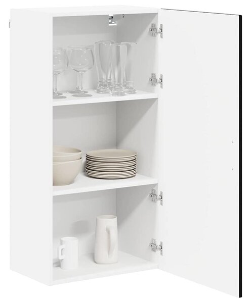 VidaXL Konyhaszekrény Fekete 50 x 31 x 100 cm Faanyag