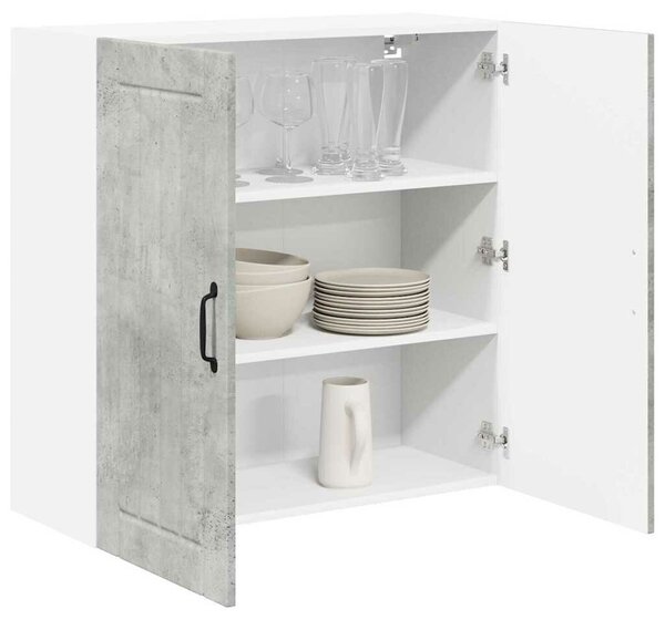 VidaXL Konyhaszekrény Beton Szürke 80 x 31 x 80 cm Faanyag