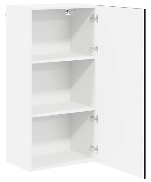 VidaXL Konyhaszekrény Fekete 50 x 31 x 100 cm Faanyag