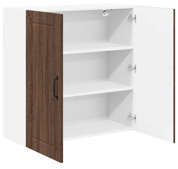 VidaXL Fali konyhaszekrény Barna Tölgy 80 x 31 x 80 cm Faanyag