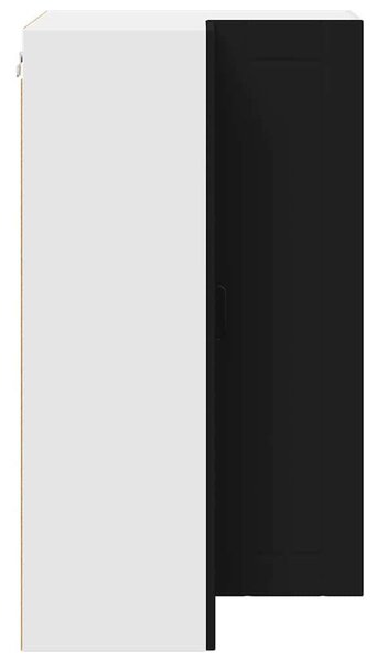 VidaXL Konyhaszekrény Fekete 57 x 57 x 100 cm Faanyag