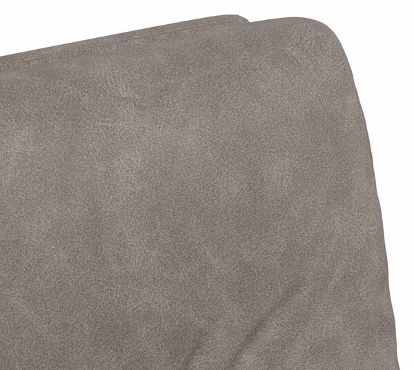 VidaXL Étkező Székek kerekekkel 2 pcs Szürke 57 x 67 x 95 cm Műbőr
