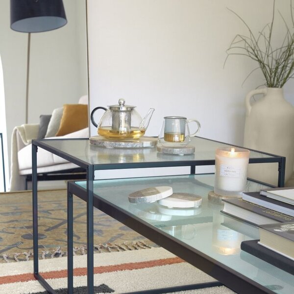 Arany fém fali tükör Kave Home Marco 150,5 x 55 cm
