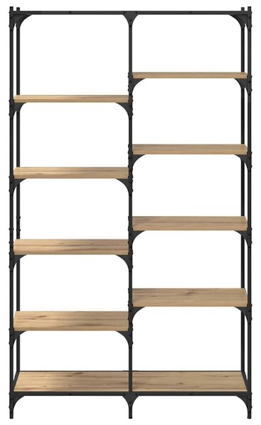 VidaXL Könyvespolc kézműves tölgy 100 x 32 x 170 cm Faanyag