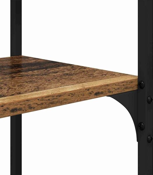 VidaXL Könyvespolc Régi fa 100 x 32 x 170 cm Faanyag