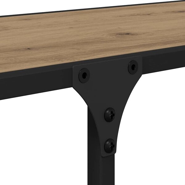 VidaXL Könyvespolc kézműves tölgy 100 x 32 x 170 cm Faanyag