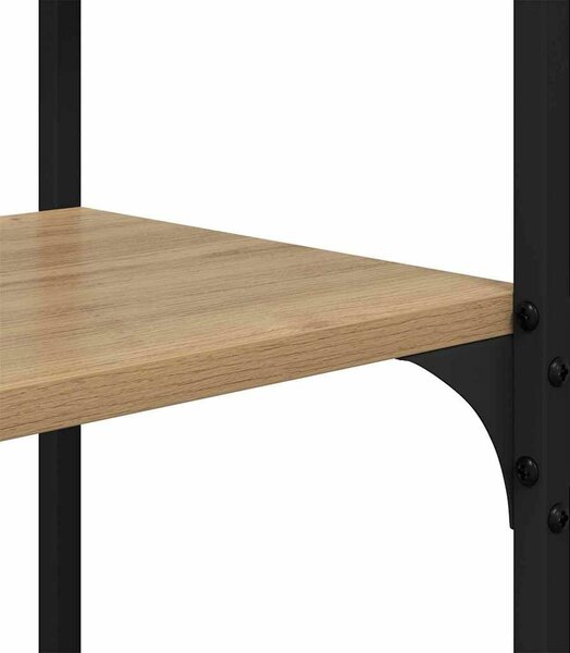 VidaXL Könyvespolc kézműves tölgy 100 x 32 x 170 cm Faanyag