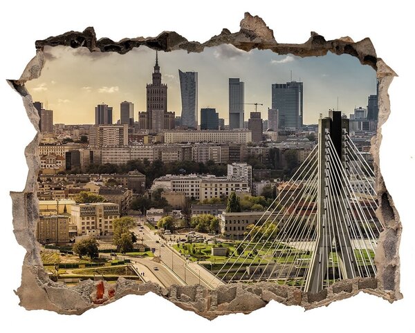 3d-s lyuk vizuális effektusok matrica Lengyelország