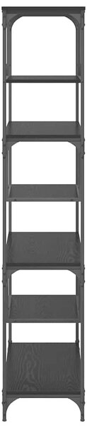 VidaXL Könyvszekrény Musta tammi 81 x 36 x 176 cm Faanyag
