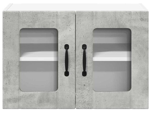 VidaXL Konyhaszekrény 2 pcs Beton Szürke 60 x 31 x 40 cm Faanyag