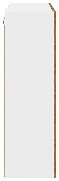 VidaXL Függő szekrény tárolóval Öreg fa 80 x 31 x 100 cm Faanyag