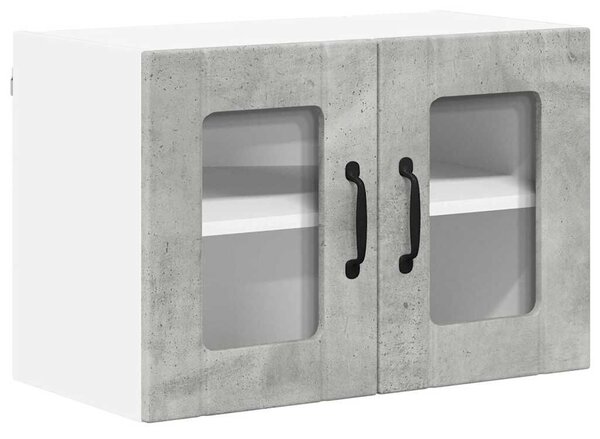 VidaXL Konyhaszekrény 2 pcs Beton Szürke 60 x 31 x 40 cm Faanyag