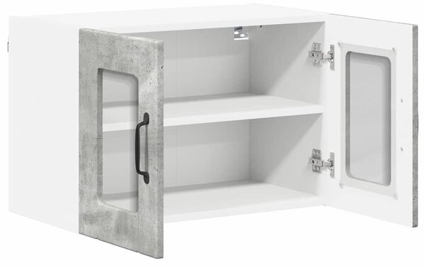 VidaXL Konyhaszekrény 2 pcs Beton Szürke 60 x 31 x 40 cm Faanyag