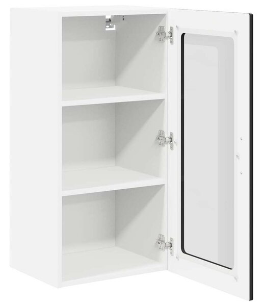 VidaXL Konyhaszekrény 2 pcs Fekete 40 x 31 x 80 cm Faanyag