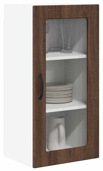 VidaXL Konyhaszekrény 2 pcs Barna Tölgy 40 x 31 x 80 cm Faanyag