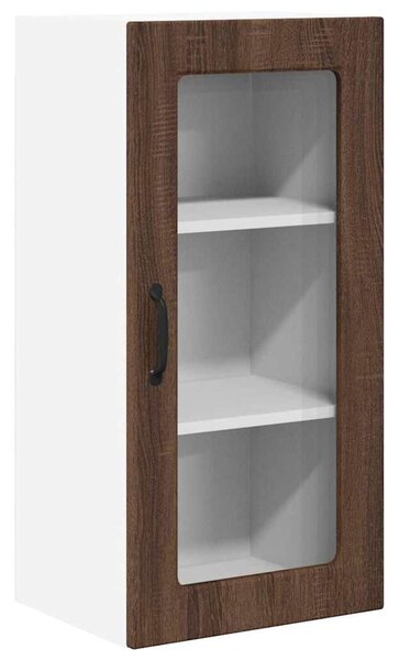 VidaXL Konyhaszekrény 2 pcs Barna Tölgy 40 x 31 x 80 cm Faanyag