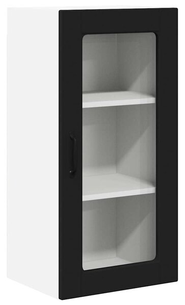 VidaXL Konyhaszekrény 2 pcs Fekete 40 x 31 x 80 cm Faanyag