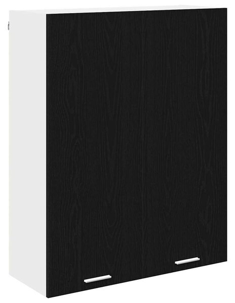 VidaXL Függő szekrény Riga Fekete tölgy 80 x 31 x 100 cm Faanyag