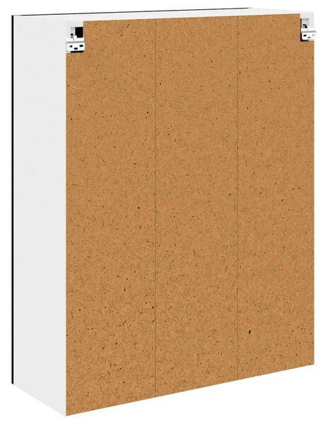 VidaXL Függő szekrény Riga Fekete tölgy 80 x 31 x 100 cm Faanyag