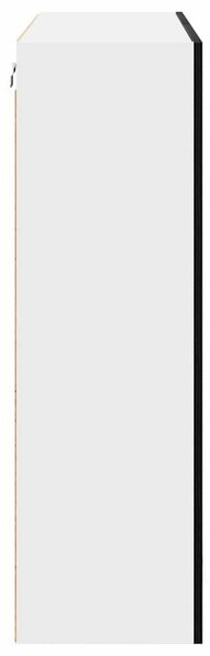 VidaXL Függő szekrény Riga Fekete tölgy 80 x 31 x 100 cm Faanyag