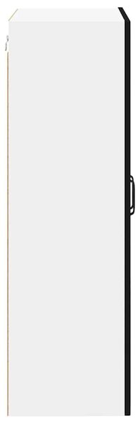 VidaXL Konyhaszekrény Fekete 60 x 31 x 100 cm Faanyag
