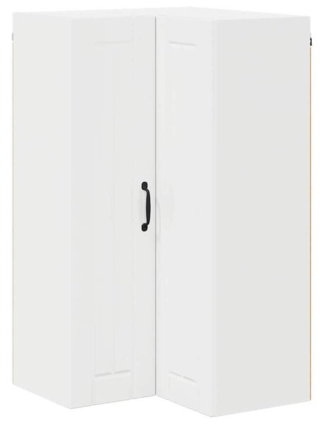 VidaXL Konyhaszekrény Magas Fényű Fehér 57 x 57 x 100 cm Faanyag