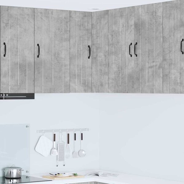 VidaXL Konyhaszekrény Beton Szürke 57 x 57 x 80 cm Faanyag